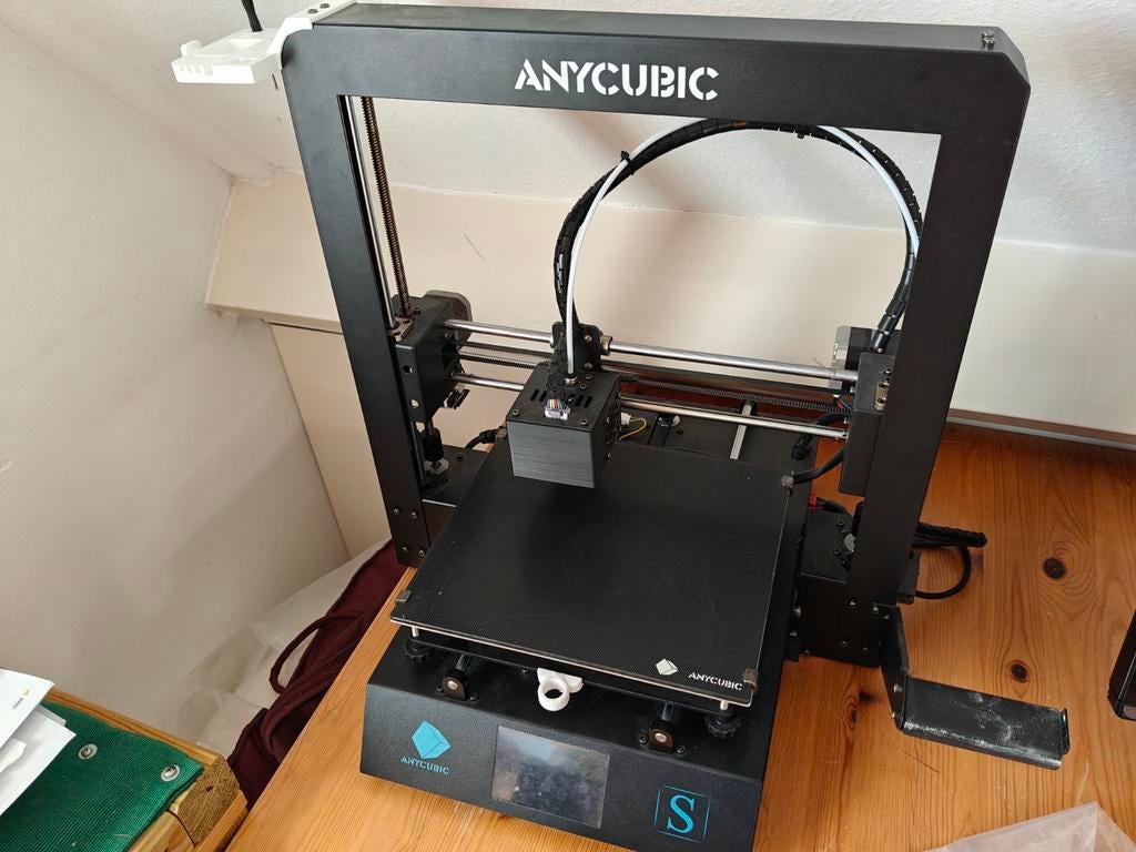 Anycubic i3 Mega S met accessoires en extra extruder, Computers en Software, 3D Printers, Ophalen, Gebruikt