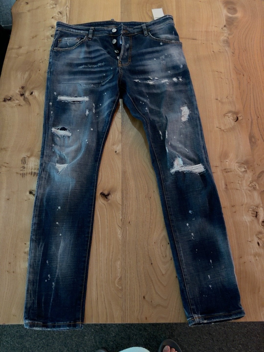 Nieuwstaat: Originele Dsquared2 jeans in maat 46, Kleding | Heren, Ophalen of Verzenden, Zo goed als nieuw, Blauw, W32 (confectie 46) of kleiner