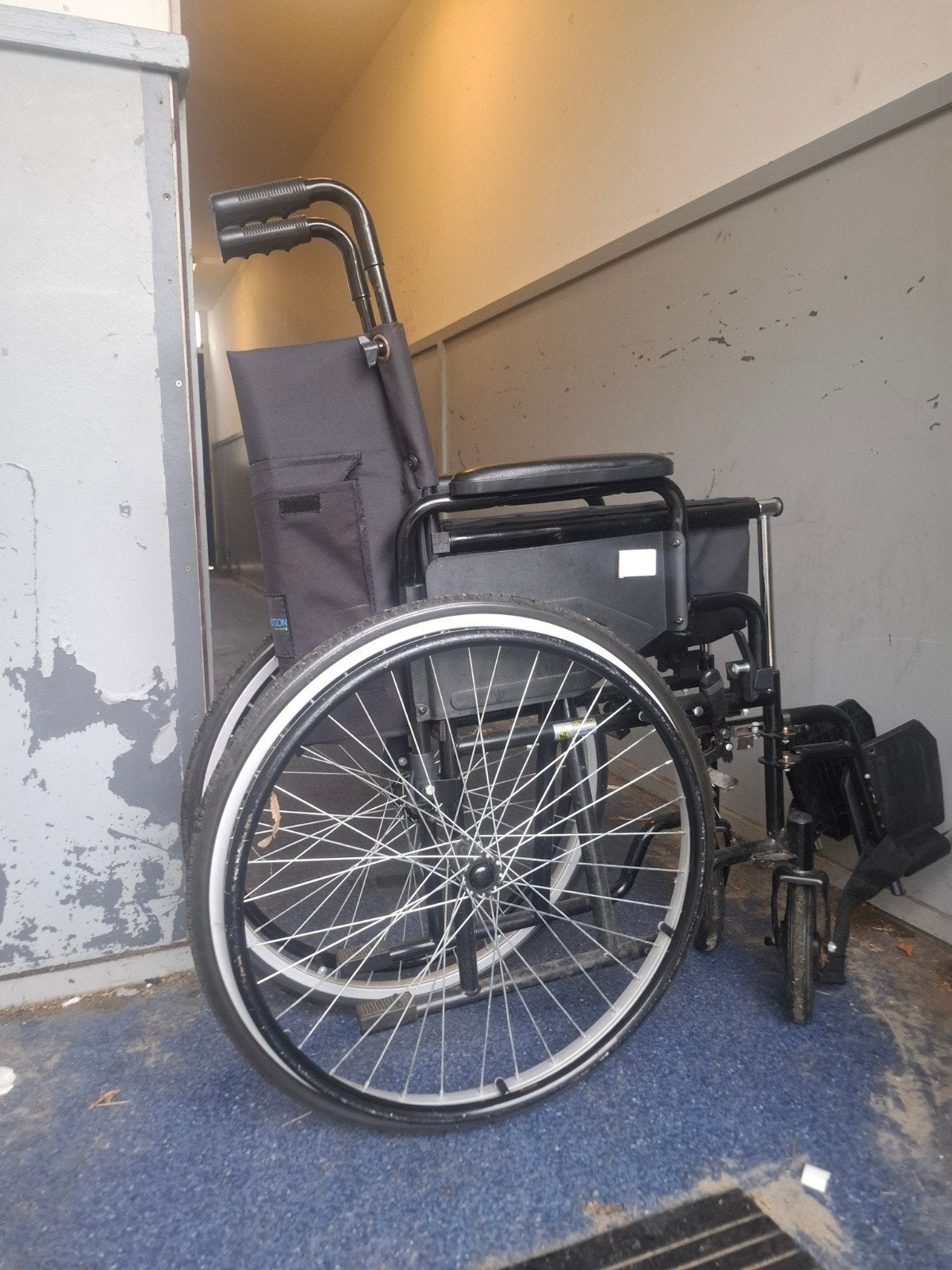 Lichtgewicht Rolstoel Ecotec, Ophalen, Inklapbaar, Gebruikt, Duwrolstoel