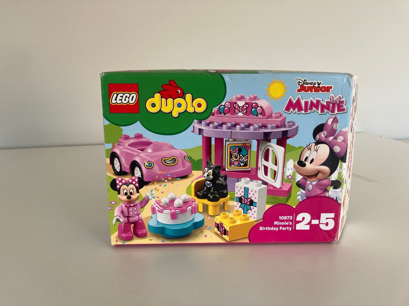 Lego Duplo Minnie's Verjaardagsfeestje (10873), Ophalen of Verzenden, Zo goed als nieuw, Compleet, Complete set