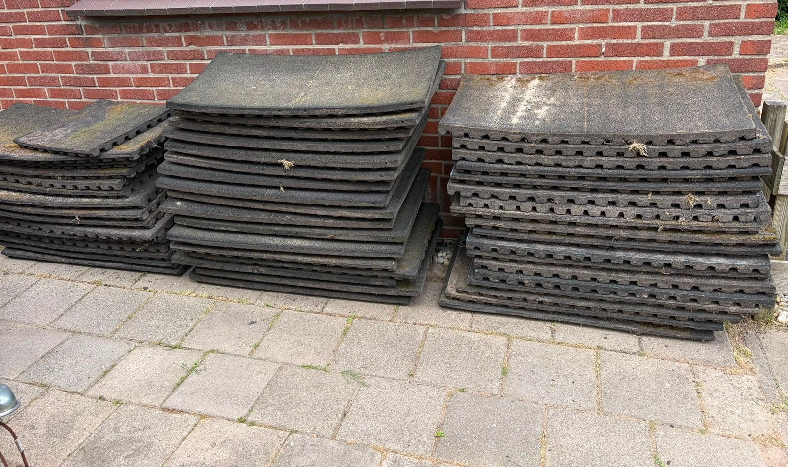 Rubberen tegels /stalmatten, Ophalen, Zo goed als nieuw, Rubber, Overige typen