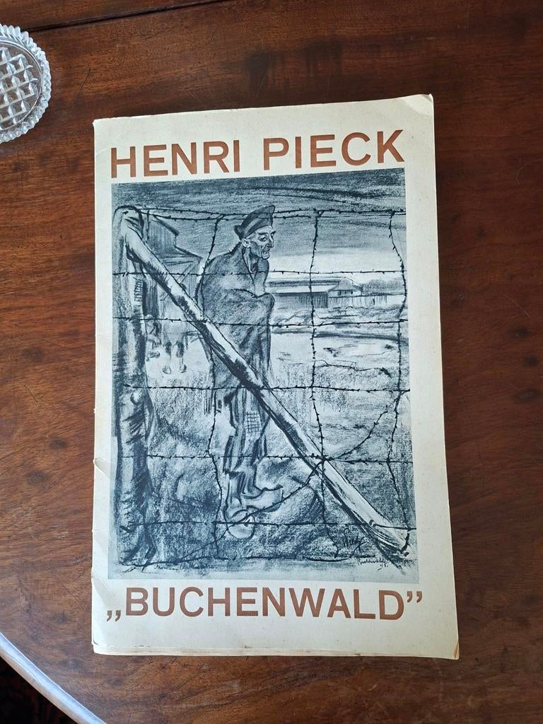 Henri Pieck - Buchenwald: Reproducties van zijn tekeningen, Henri Pieck, Ophalen of Verzenden, Overige onderwerpen, Tweede Wereldoorlog