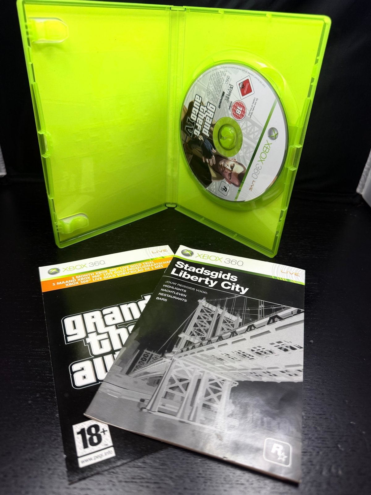Grand Theft Auto IV (GTA 4) Xbox 360 - Zo goed als nieuw, Avontuur en Actie, Online, S, Vanaf 18 jaar
