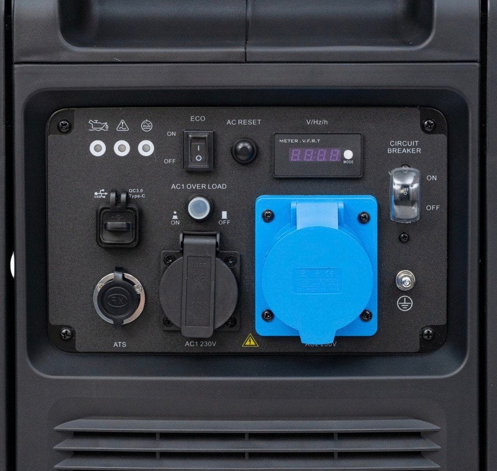 Geluidsarme benzine inverter generator 5,5 kW 230 V,m, Ophalen, Nieuw