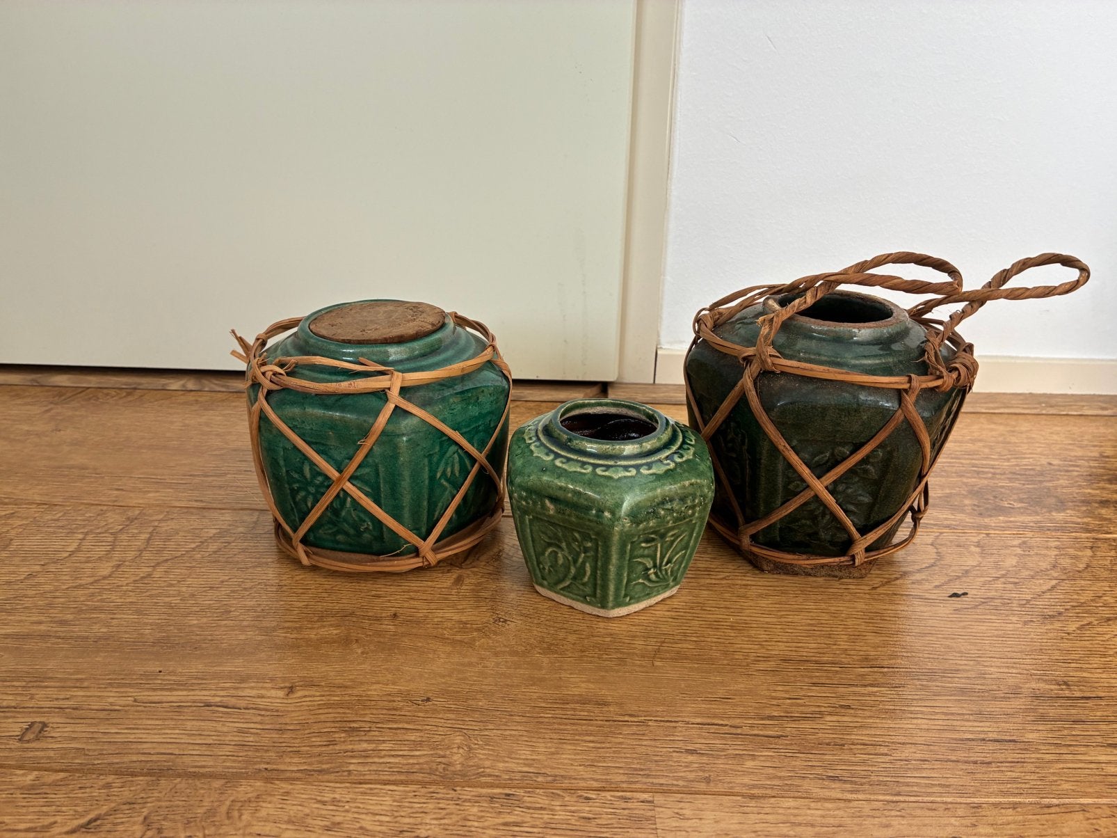 2 grote gemberpotten, Ophalen of Verzenden