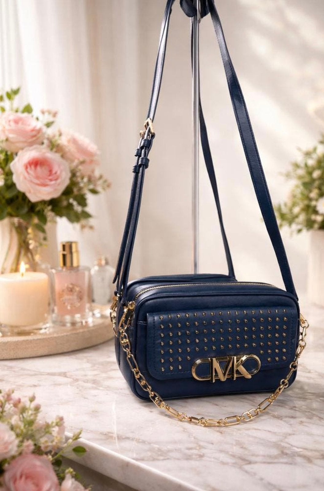 Micheal kors tas met hoesje, Ophalen of Verzenden, Nieuw, Blauw
