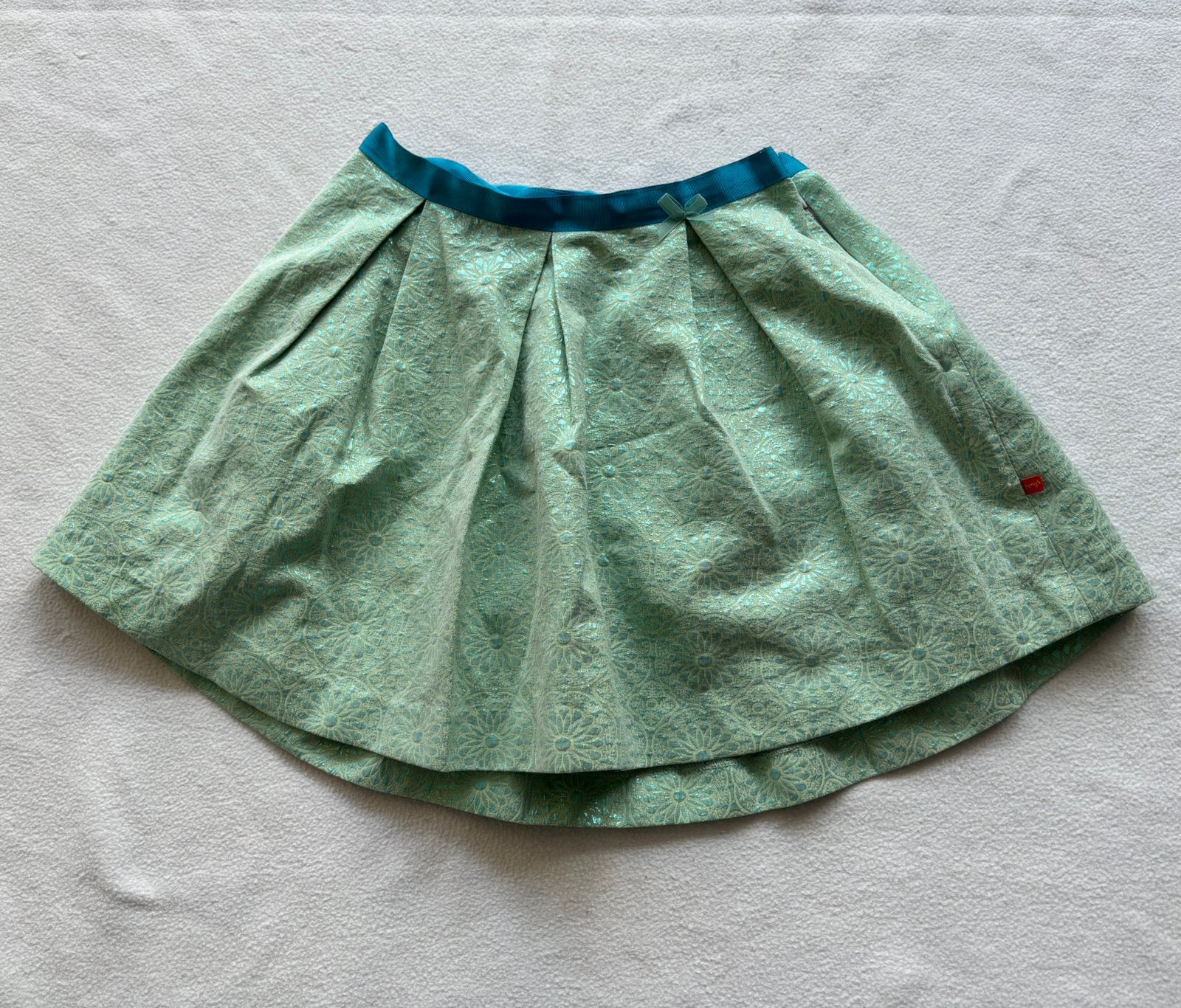 Bengh Per Principesse rok mintgroen met bloemenpatroon, Kinderen en Baby's, Ophalen of Verzenden, Zo goed als nieuw, Meisje, Jurk of Rok