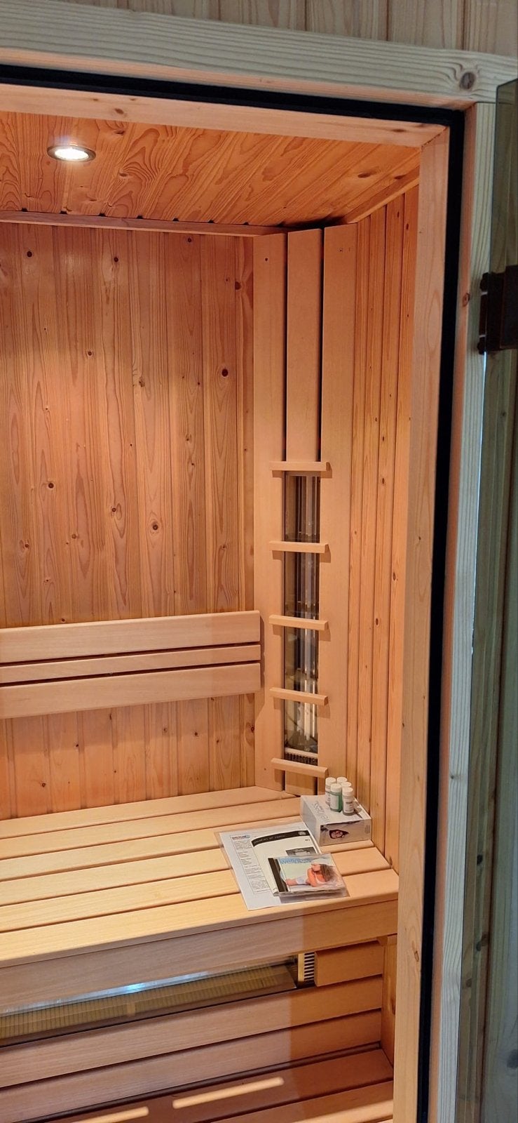 Luxe Infrarood Sauna - Zo Goed als Nieuw, Sport en Fitness, Sauna, Ophalen, Zo goed als nieuw, Infrarood, Complete sauna