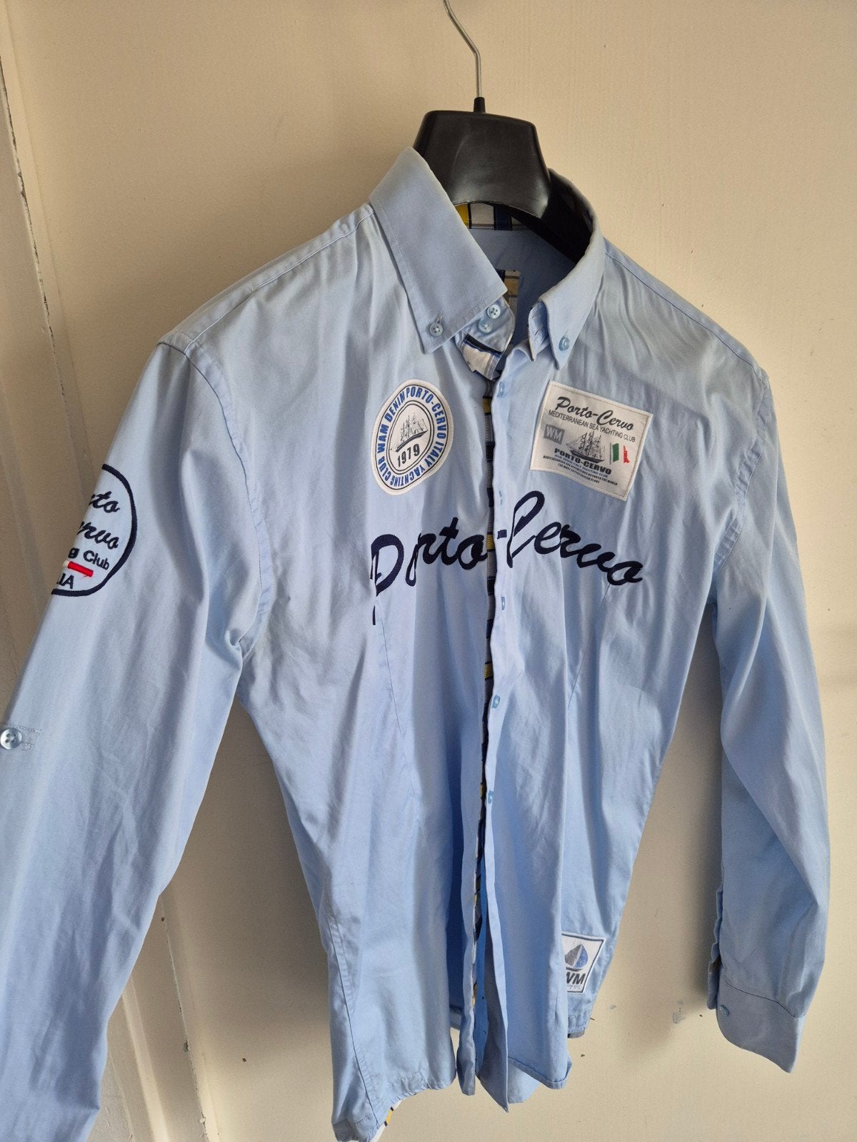 Hemd, Ophalen, Zo goed als nieuw, Blauw, Halswijdte 41/42 (L)