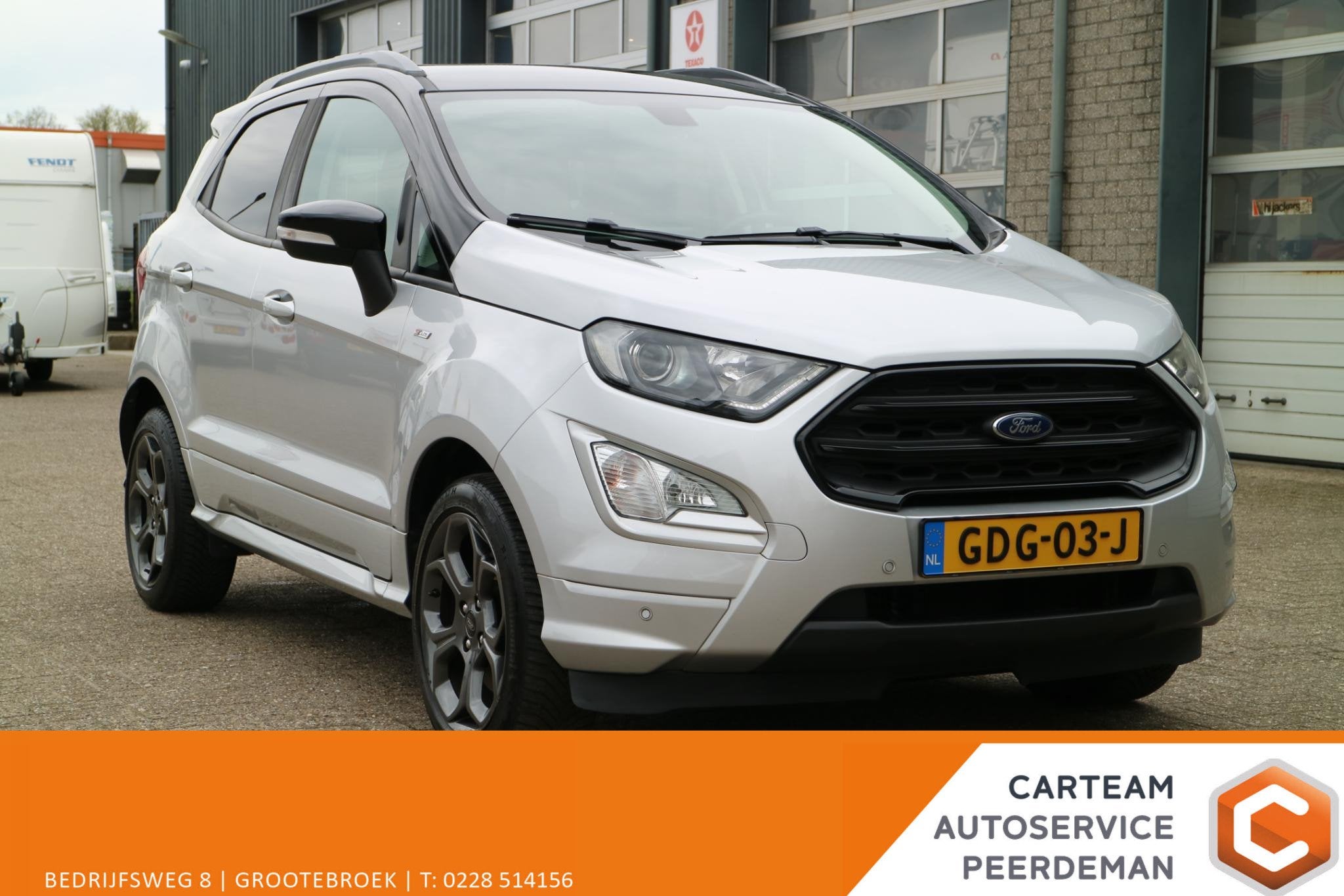 Ford EcoSport 1.0 EcoBoost St-line | Schuifdak | Carplay |, Auto's, Stof, Gebruikt, Ecosport, Bedrijf