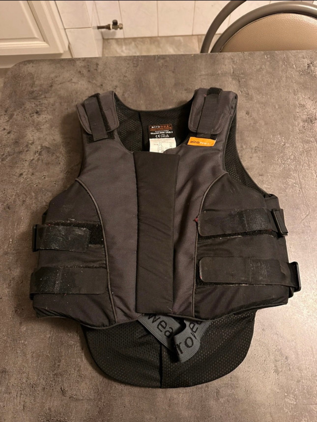 Airowear L4 Regular BodyProtector, Dieren en Toebehoren, Paardrijkleding, Verzenden, Gebruikt, Veelzijdigheid, Bodyprotector