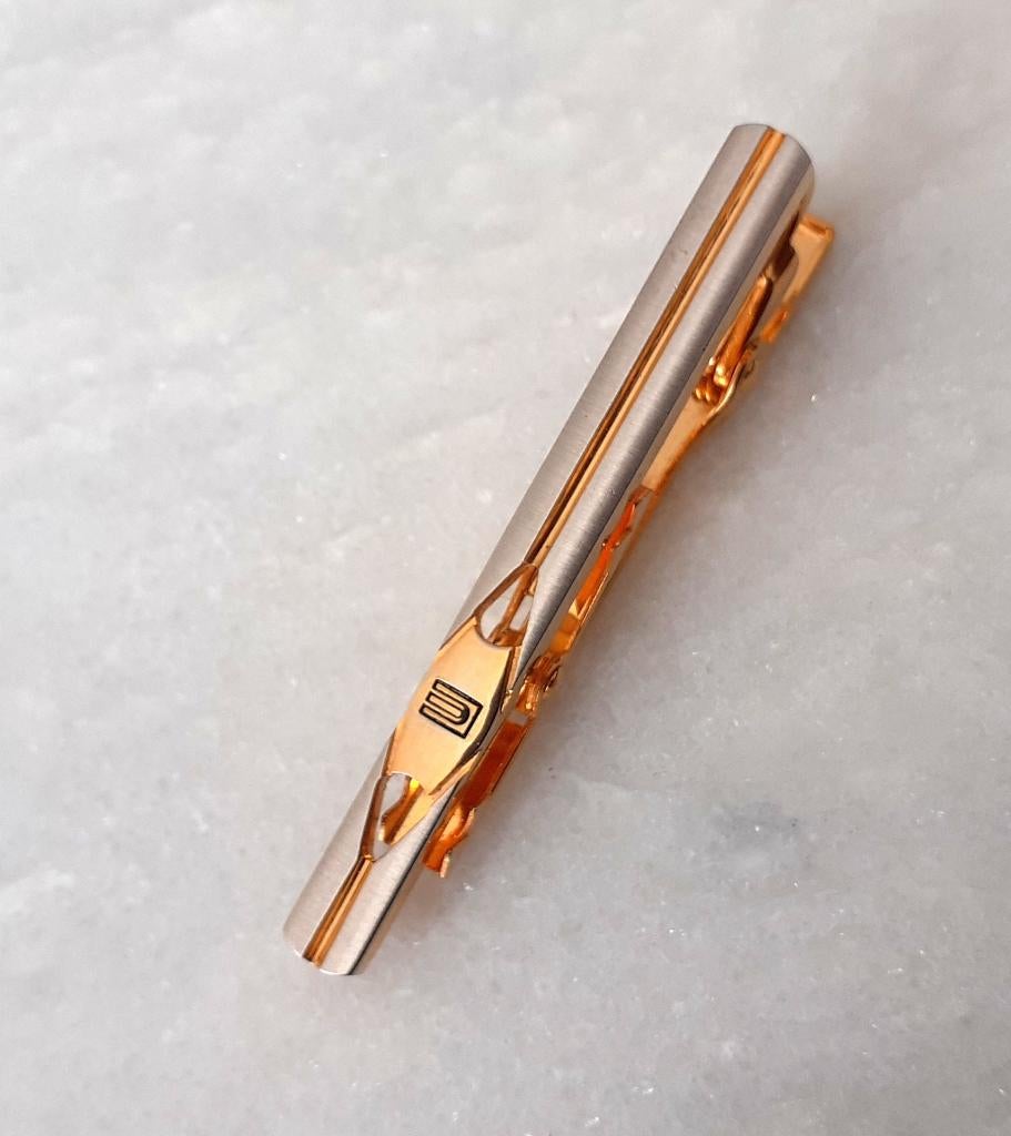 Dasspeld vintage zilver en goud, Sieraden, Tassen en Uiterlijk, Antieke sieraden, Ophalen of Verzenden, Overige materialen, Overige typen