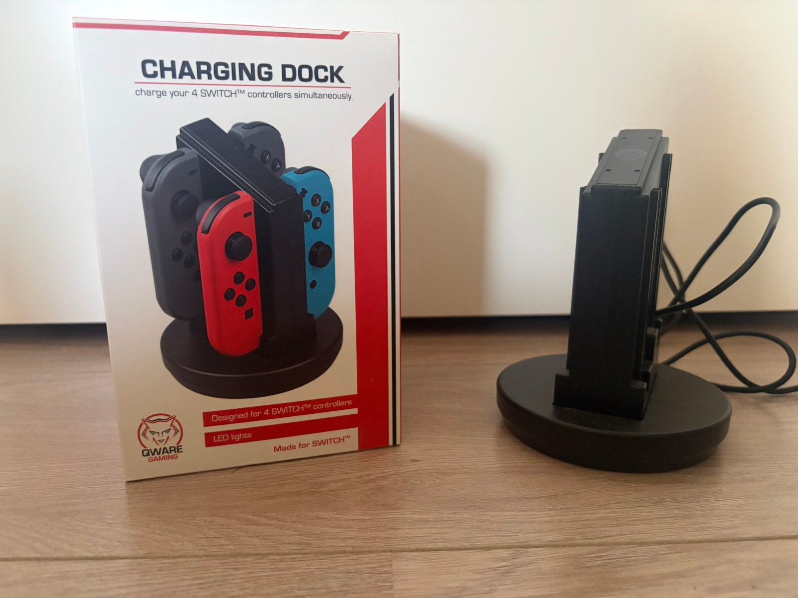 Oplaad dock voor joy-cons, Ophalen of Verzenden, Zo goed als nieuw, Switch, Oplader of Kabel