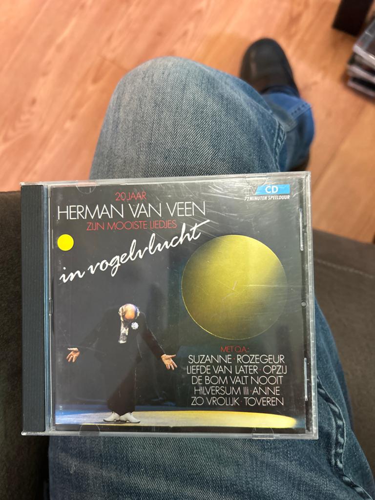 Herman van Veen - In Vogelvlucht (CD), Ophalen of Verzenden, Gebruikt, Pop