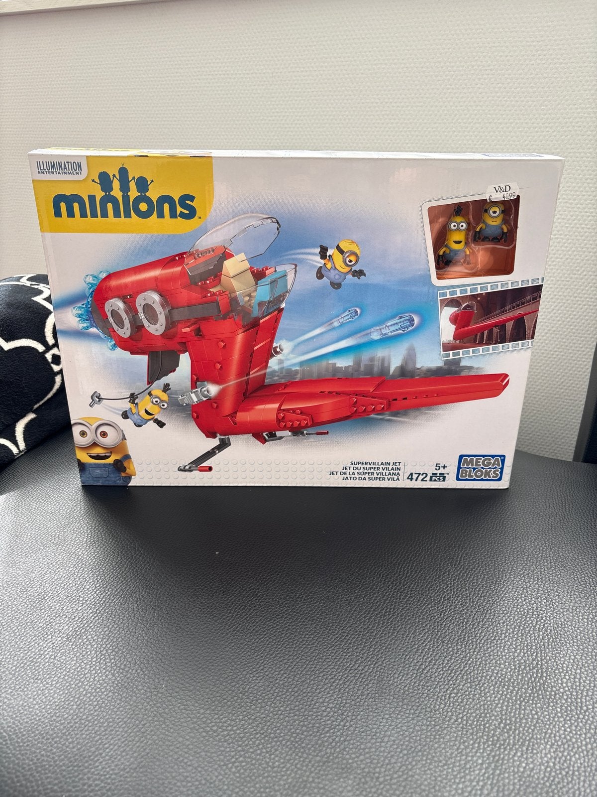 Mega Bloks Minions Supervillain Jet Bouwset - Nieuw in doos, Ophalen, Nieuw, Megabloks
