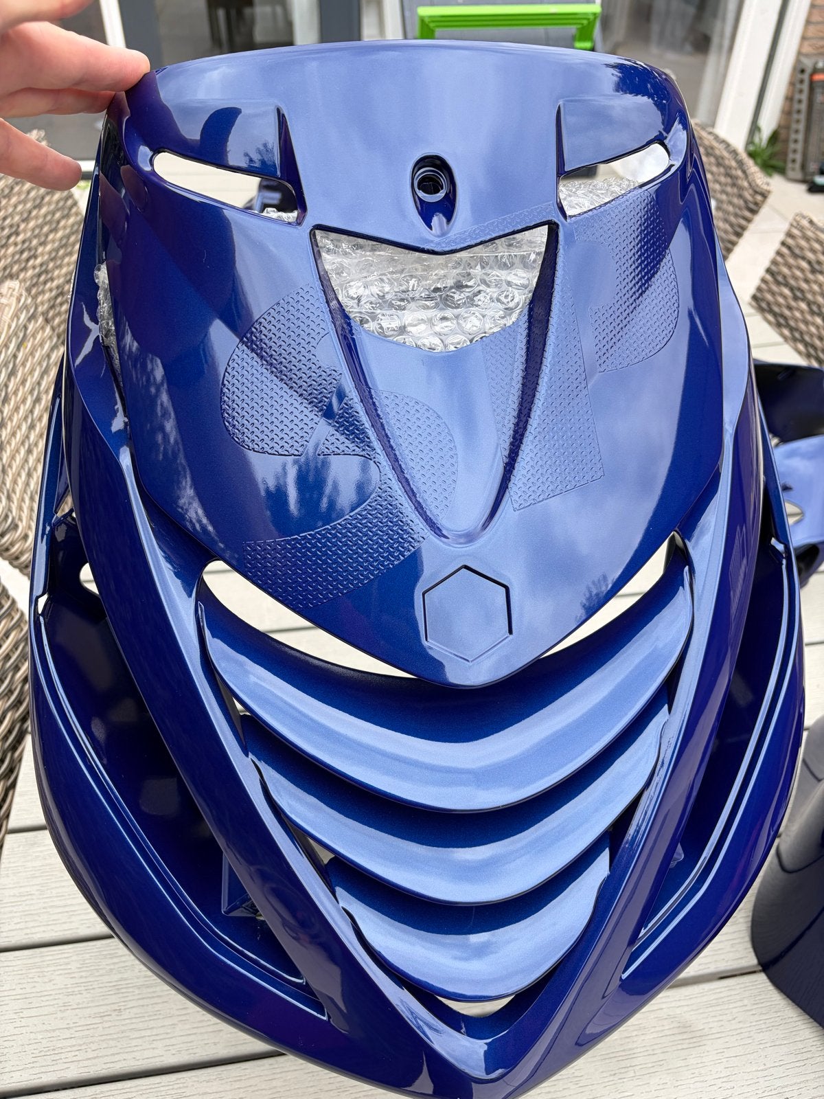 Piaggio Zip SP Kappen Set BMW Blauw - Nieuw met lichte schad, Ophalen of Verzenden, Nieuw, Kap, Piaggio