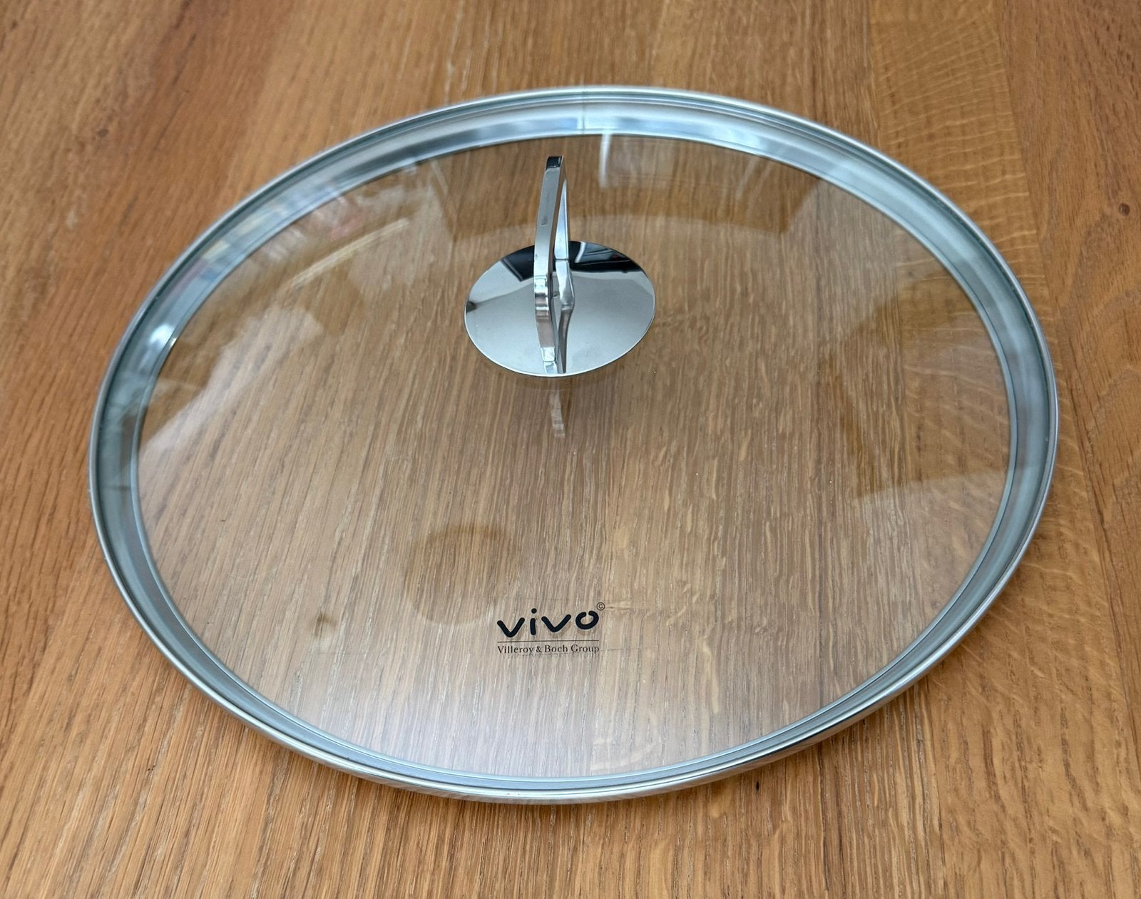 Origineel glazen deksel van Vivo Villeroy & Boch 30 cm, Ophalen of Verzenden, Zo goed als nieuw, Glas, Koekenpan of Braadpan