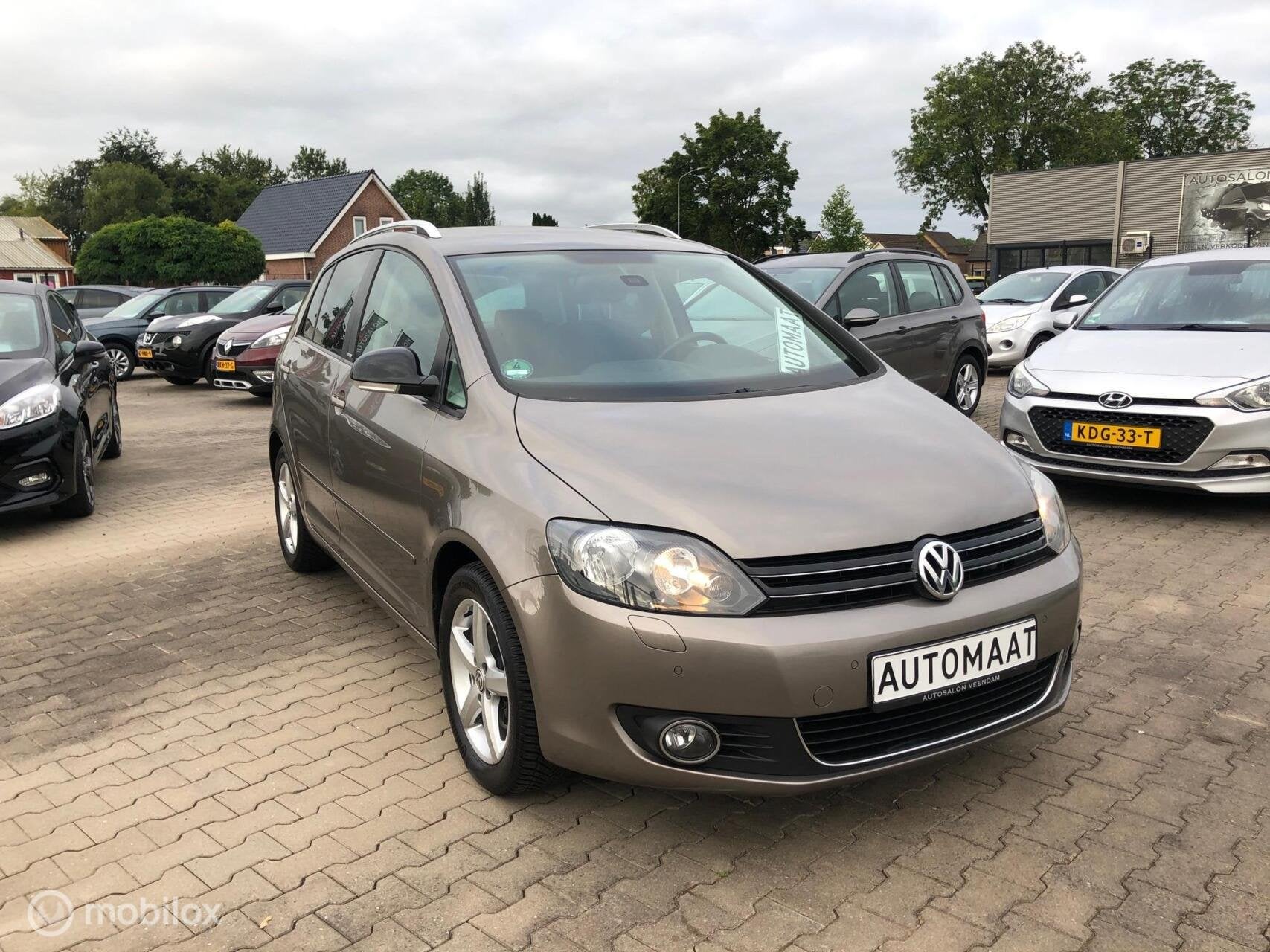 Volkswagen Golf Plus 1.4 TSI Highline Automaat 1e Eig In Nw, Auto's, Volkswagen, Gebruikt, Zwart, 4 cilinders, Alcantara