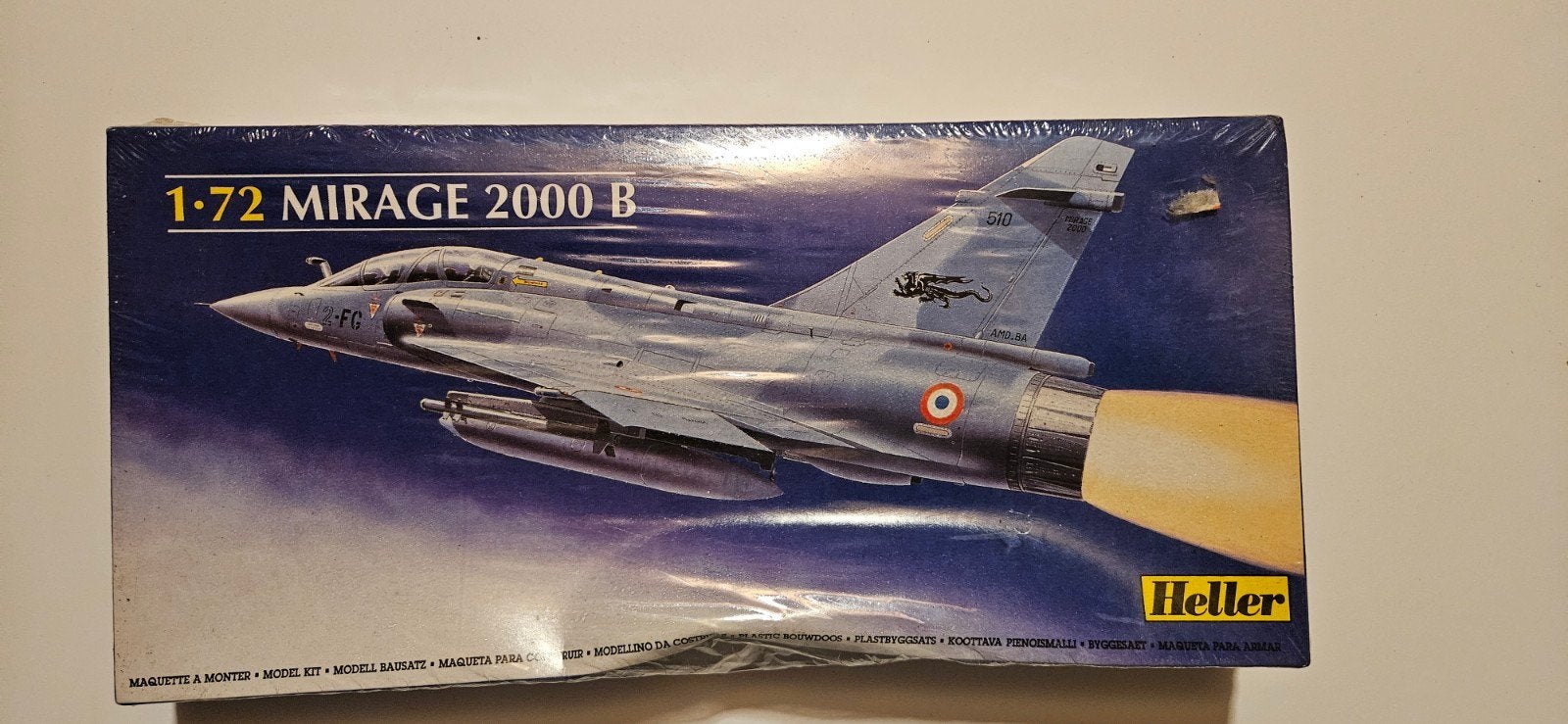 Heller Mirage 2000 B Modelbouwdoos 1:72 - Nieuw, 1:72 tot 1:144, Nieuw, Ophalen of Verzenden, Vliegtuig