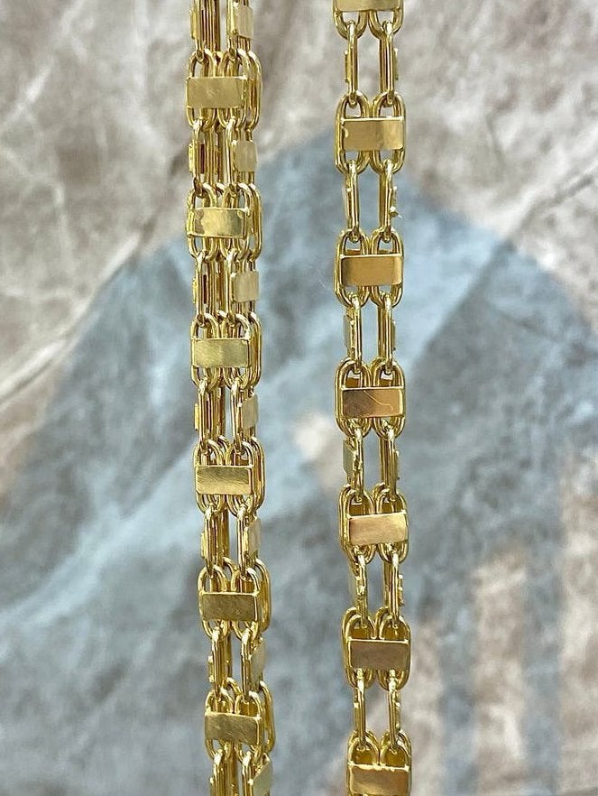 14k Gouden Magnum Ketting, Verstelbaar, Nieuw, Ophalen of Verzenden, Goud