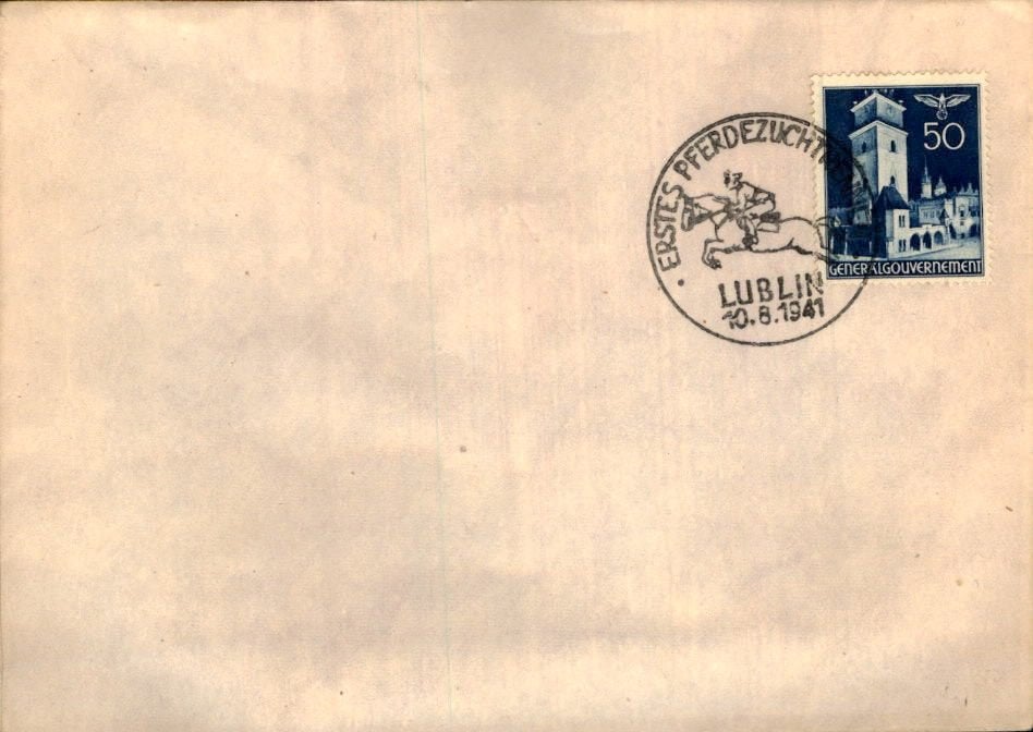 Derde Rijk - Lublin - 1941, Verzenden, Envelop