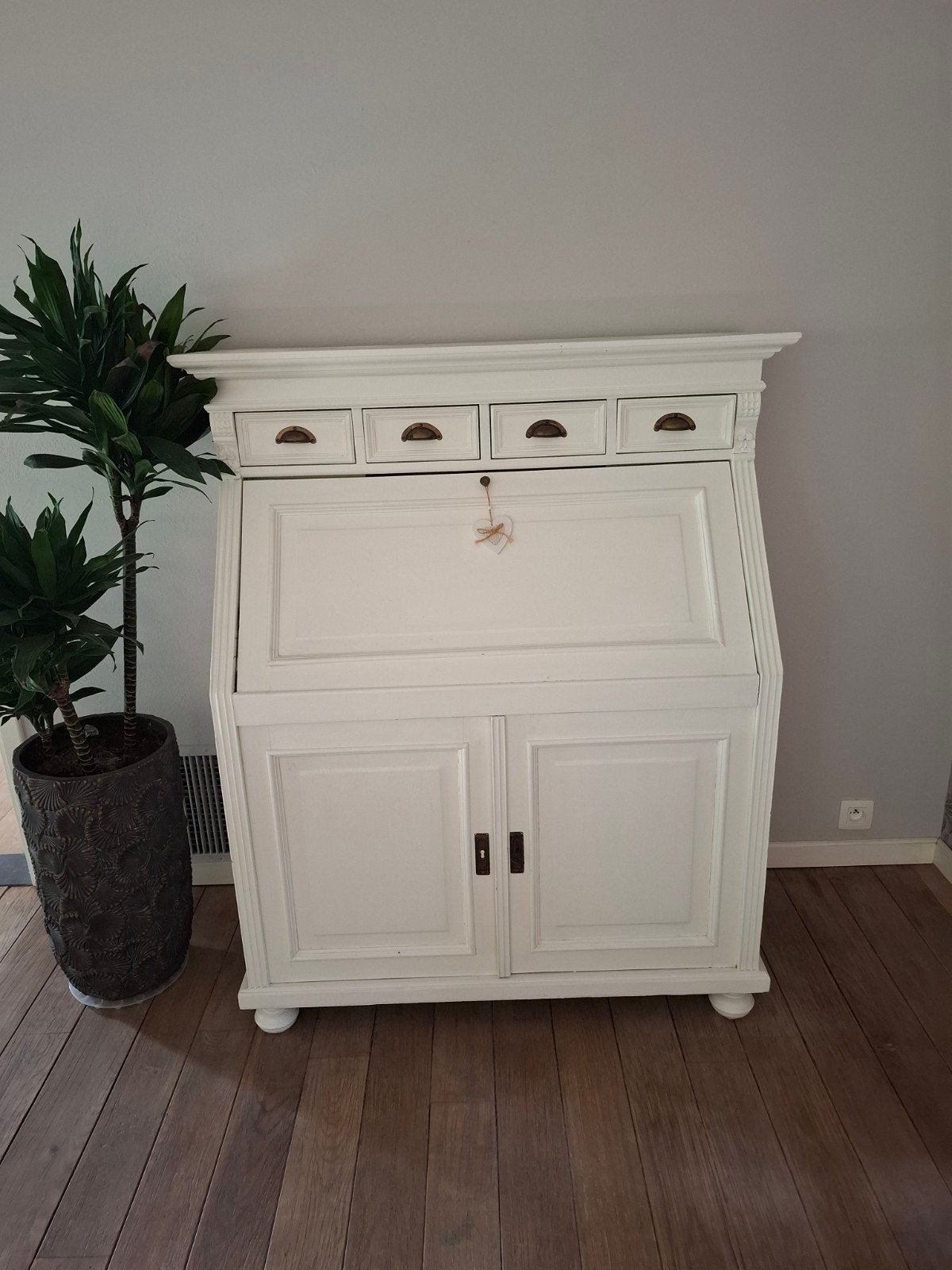 secretaire bureau met lades en kast, Ophalen, Gebruikt