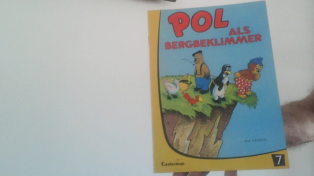 pol nr 7 pol alk bergbeklimmer  casterman  uit 1960, Eén stripboek, Ophalen of Verzenden, Zo goed als nieuw