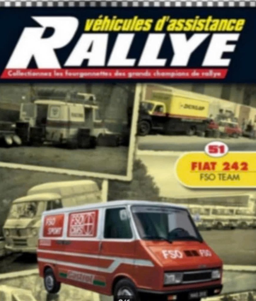 Fiat 242 FSO 1983 Team SCHAAL 1/43 Rallye Assistance # 51, Verzenden, Nieuw, Bus of Vrachtwagen, Overige merken