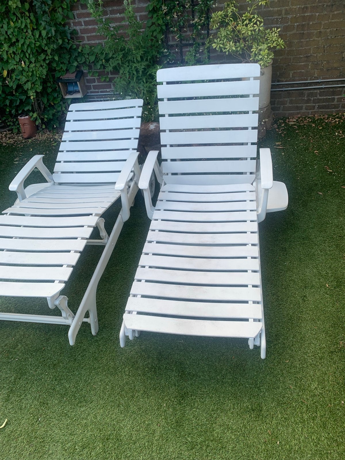 2 Kettler ligbedden met wielen, verstelbaar, made in Germany, Ophalen, Gebruikt, Kunststof, Verstelbaar