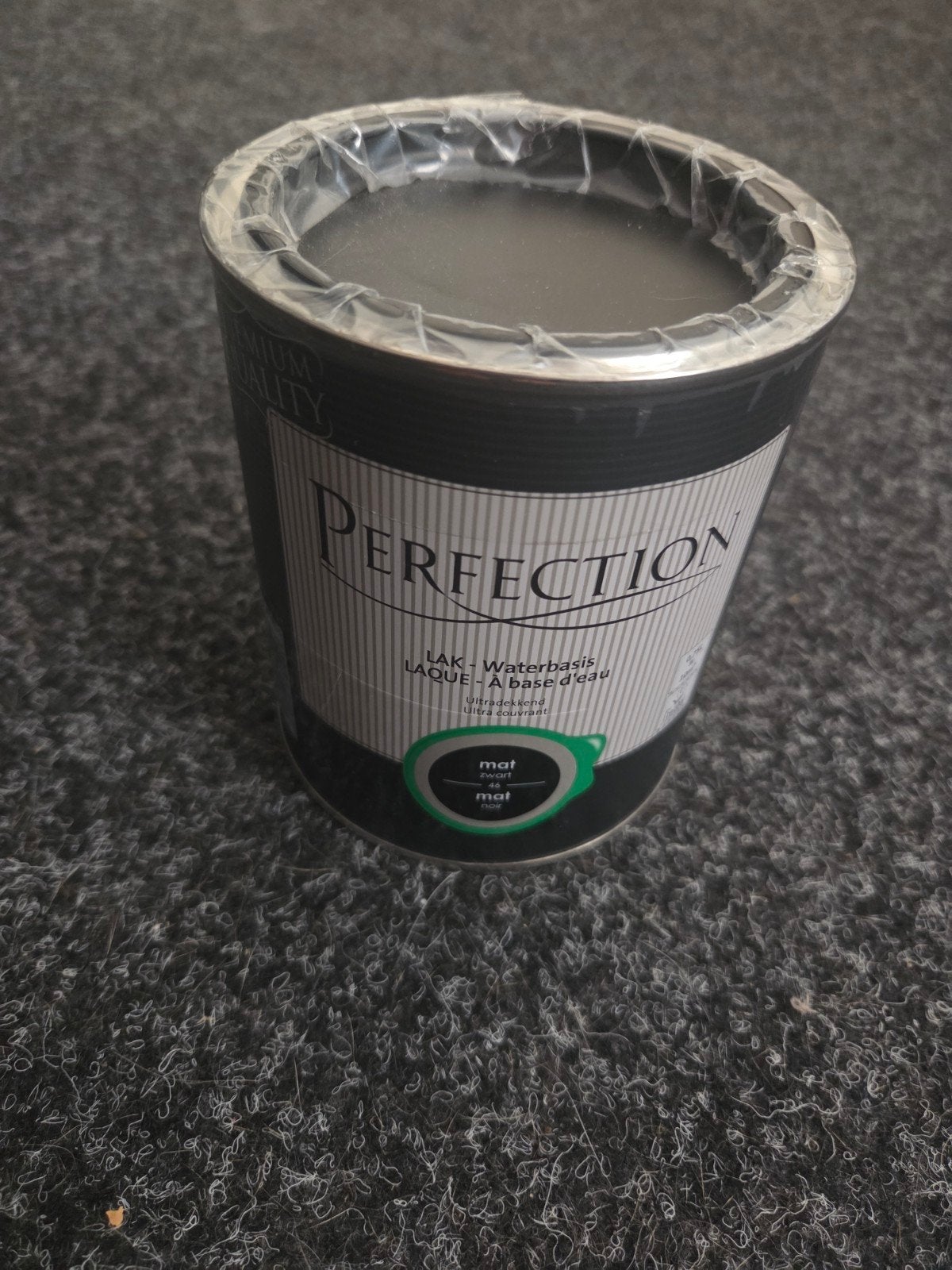 Perfection Lak Mat Zwart - 0,75L Waterbasis, Ophalen of Verzenden
