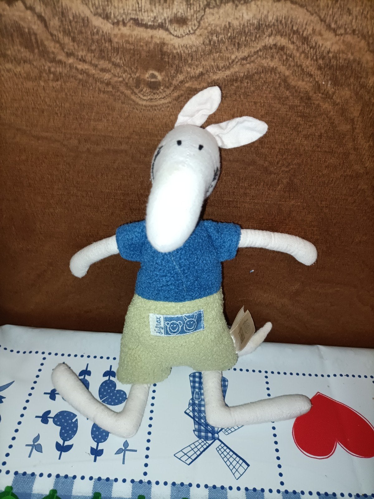 Difrax kangaroe knuffeltje 21 cm groot, Ophalen of Verzenden, Zo goed als nieuw, Overige typen