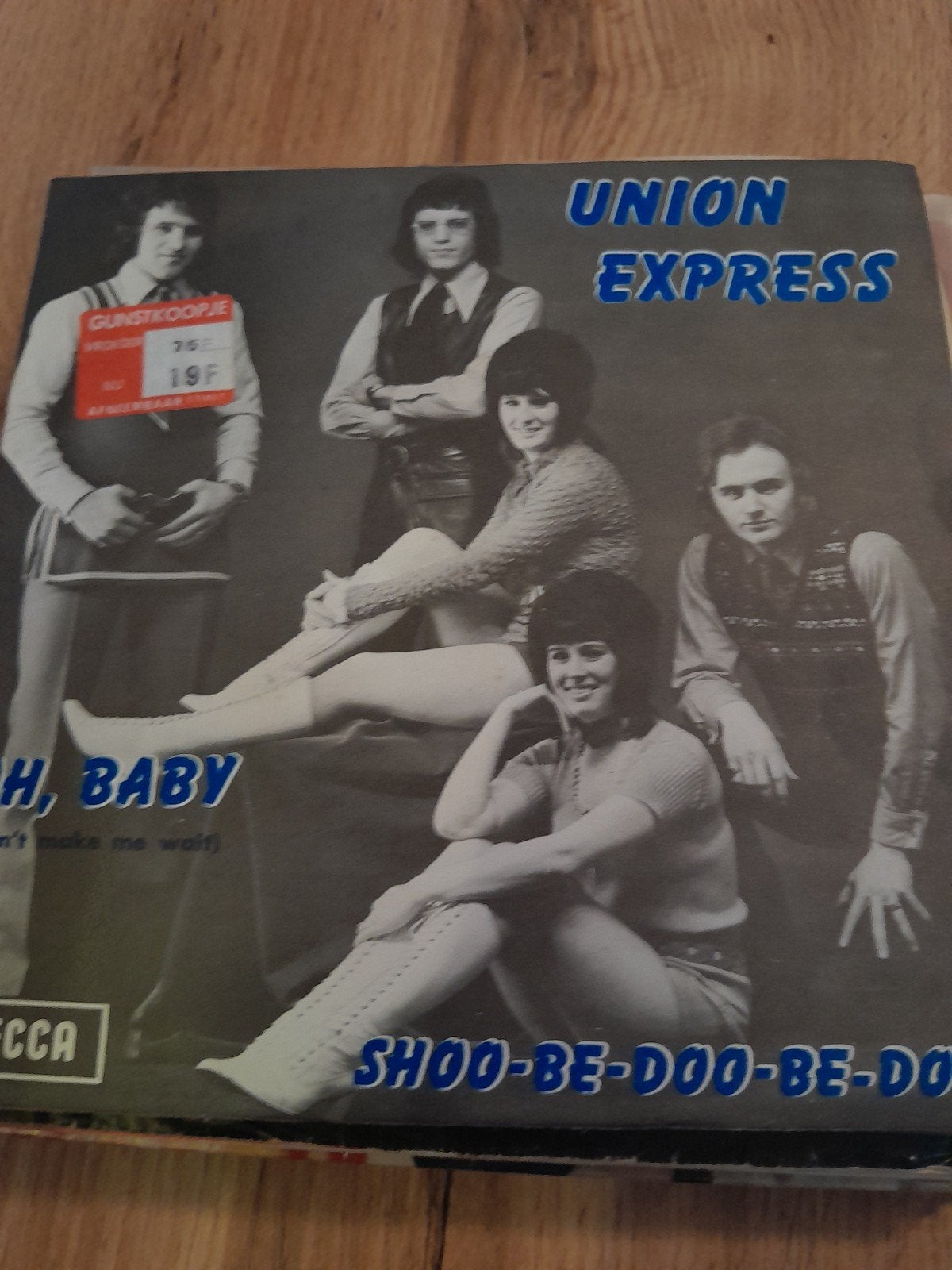 Union express 7 inch shoo-be-doo-be-doo, Ophalen of Verzenden, Zo goed als nieuw, Pop