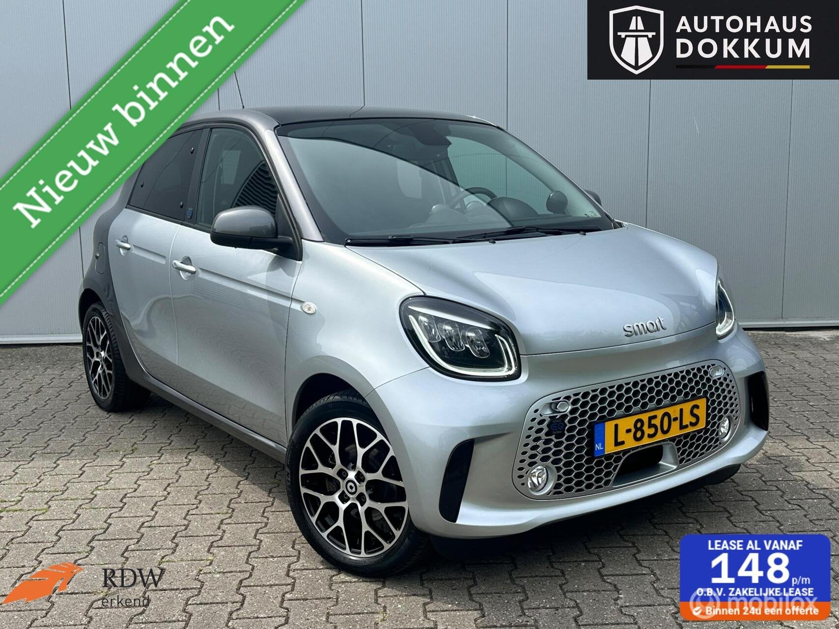 Smart forfour EQ Comfort PLUS 18 kWh Stoelverw voor+achter, Auto's, Smart, Automaat, Achterwielaandrijving, Gebruikt, ForFour