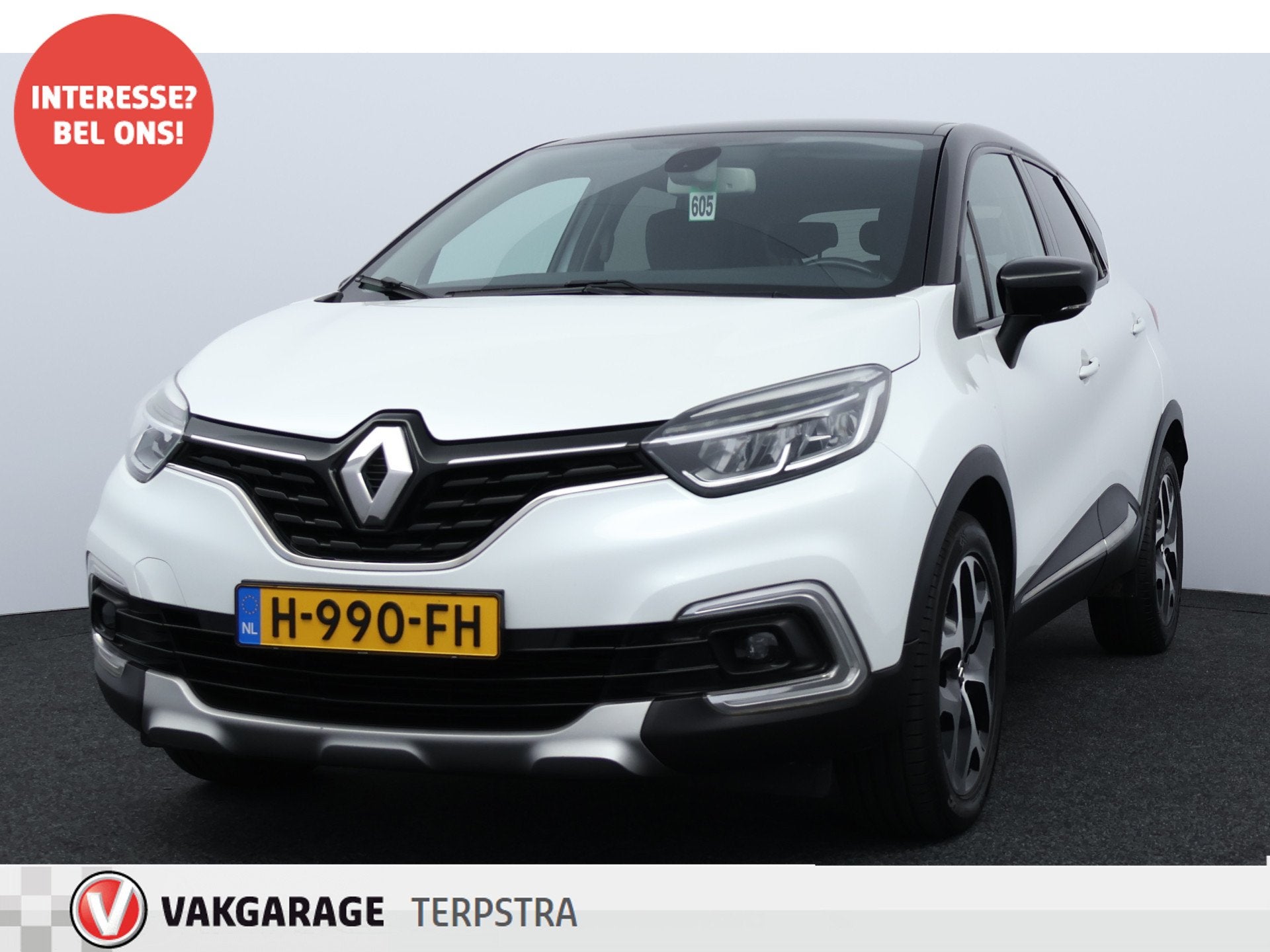 Renault Captur 0.9 TCe Limited/ Two-Tone/ 17'' LMV/ LED Kopl, Auto's, 898 cc, Gebruikt, Handgeschakeld, 19 km/l
