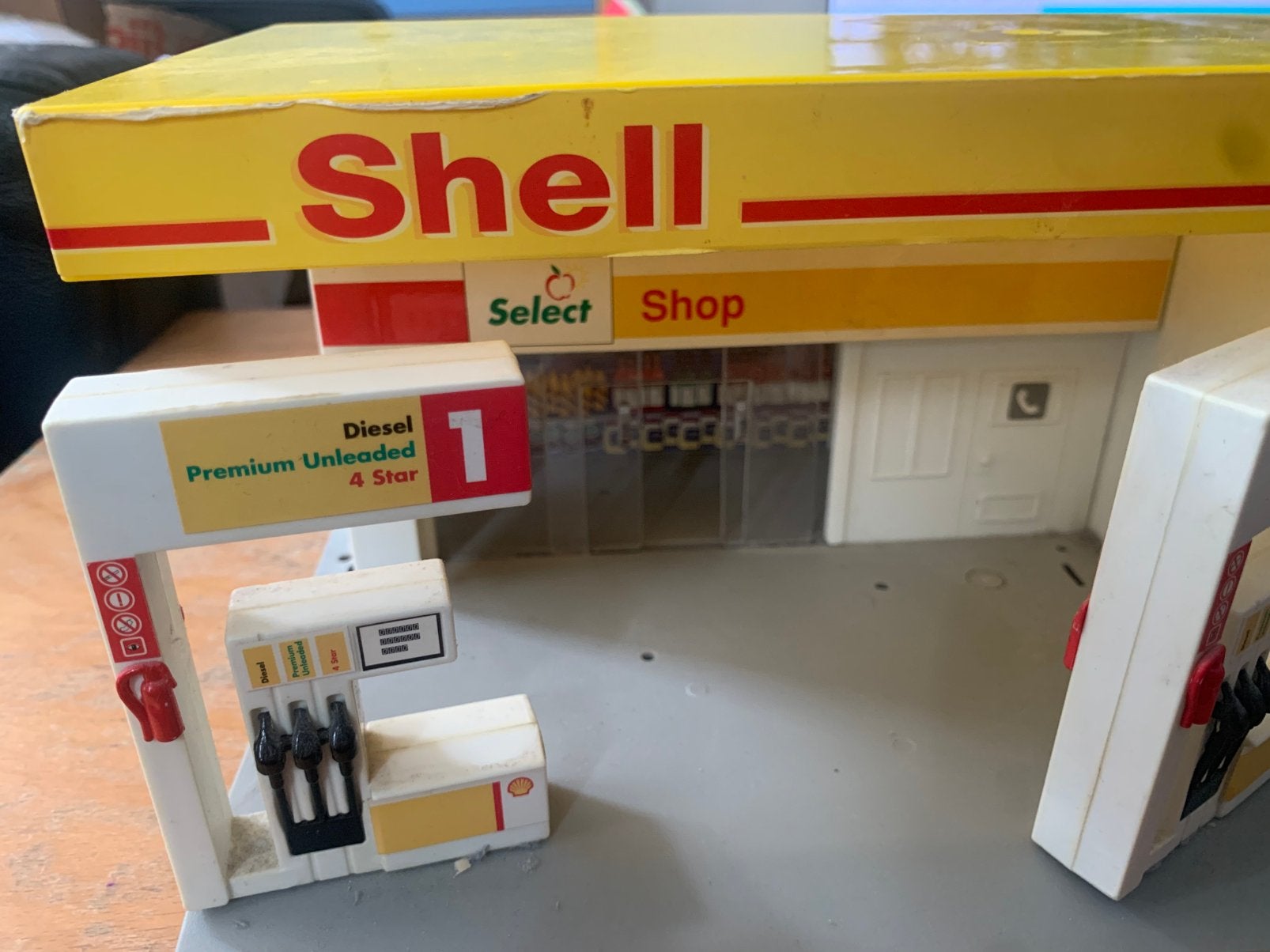 Dickies Toys vintage Shell tankstation, Verzamelen, Ophalen of Verzenden, Zo goed als nieuw