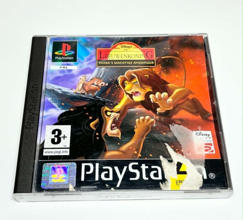De Leeuwenkoning Simba Playstation 1 Ps1, Spelcomputers en Games, Games | Sony PlayStation 1, Avontuur en Actie, Gebruikt, 1 speler