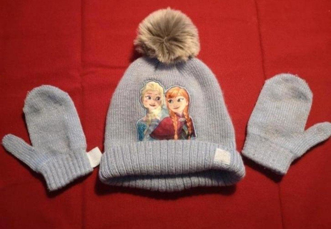Frozen muts en wanten, Ophalen of Verzenden, Zo goed als nieuw, Meisje, Setje