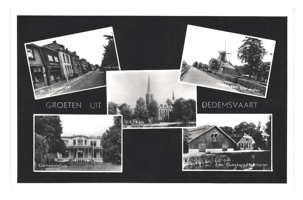 984265 Dedemsvaart uitg jan 1967 Ov Gelopen met Postzegel, Ophalen of Verzenden, 1960 tot 1980, Gelopen, Overijssel