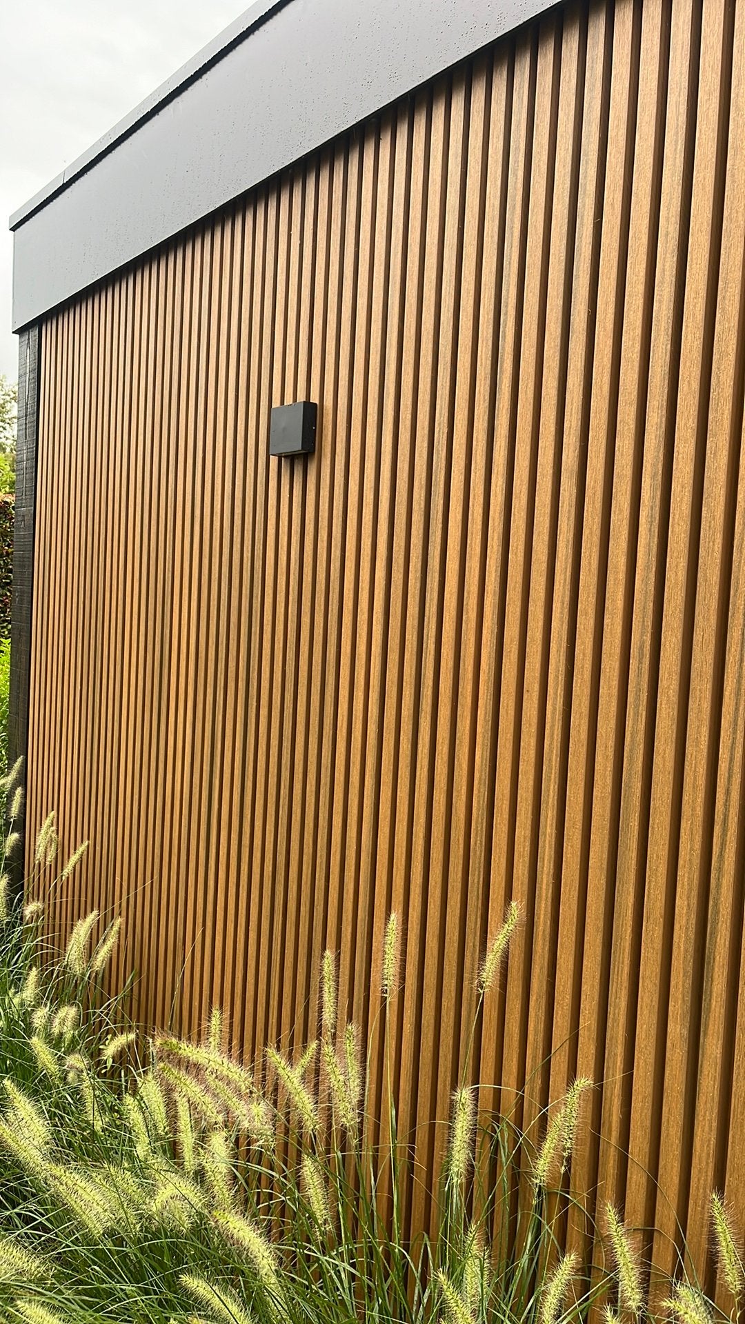 Eindprofiel Teak Triple Profiel WPC composiet 7.5x5.3x280 cm, Ophalen, Nieuw, Overige materialen