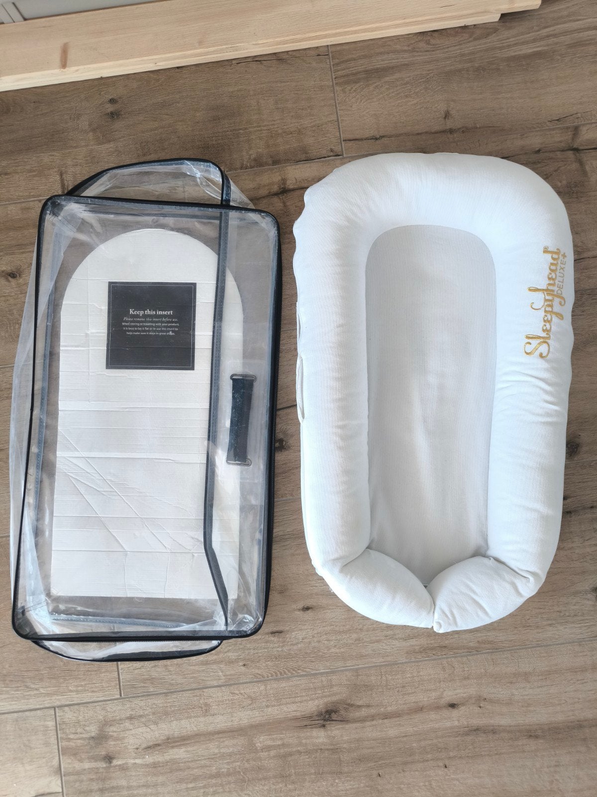 witte sleepyhead deluxe + dockatot babynestje, Ophalen, Zo goed als nieuw, Overige typen
