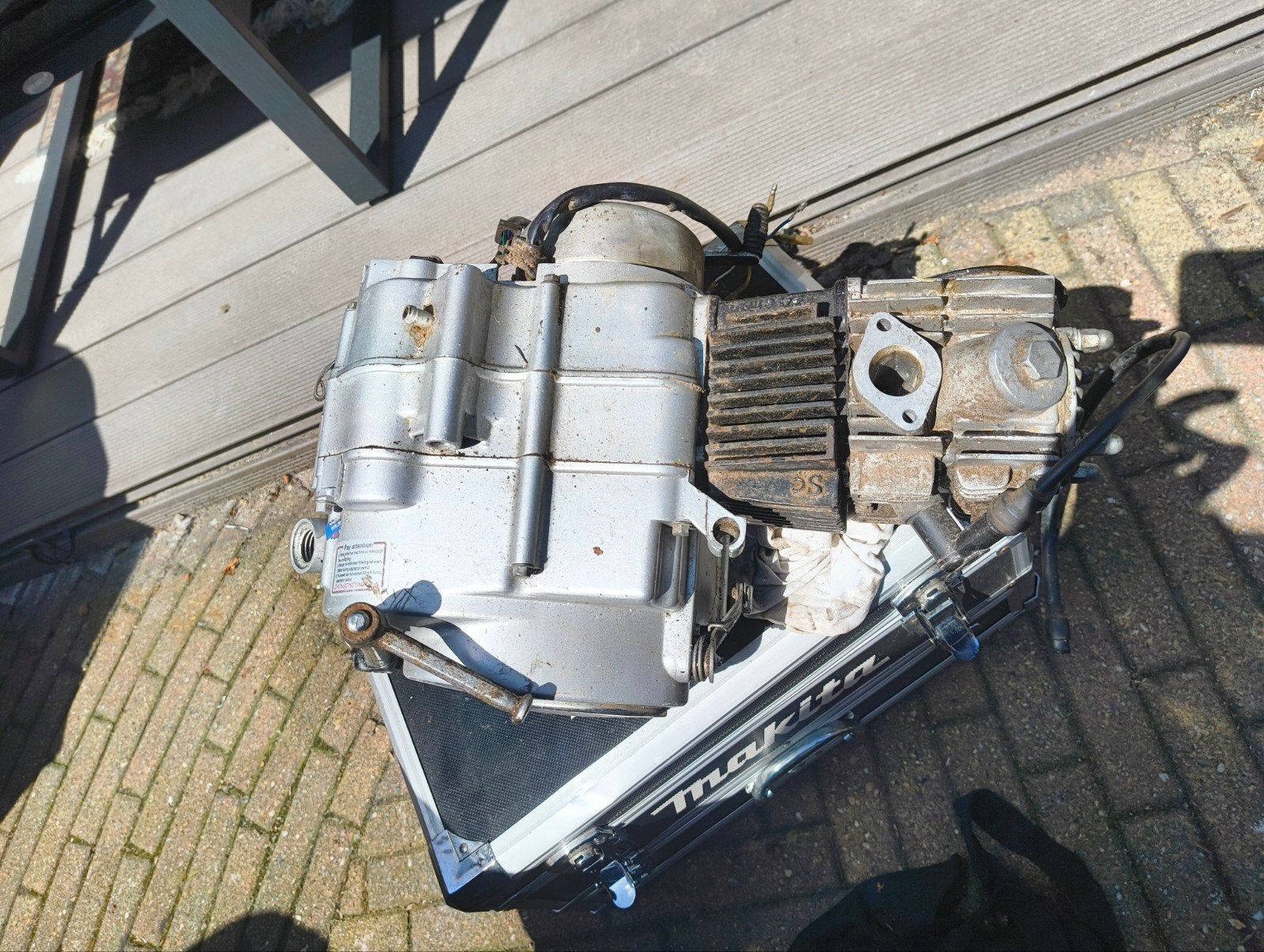 Schuurvondst Honda? 124cc motorblok - Gebruikt, Ophalen of Verzenden, Gebruikt, Blok