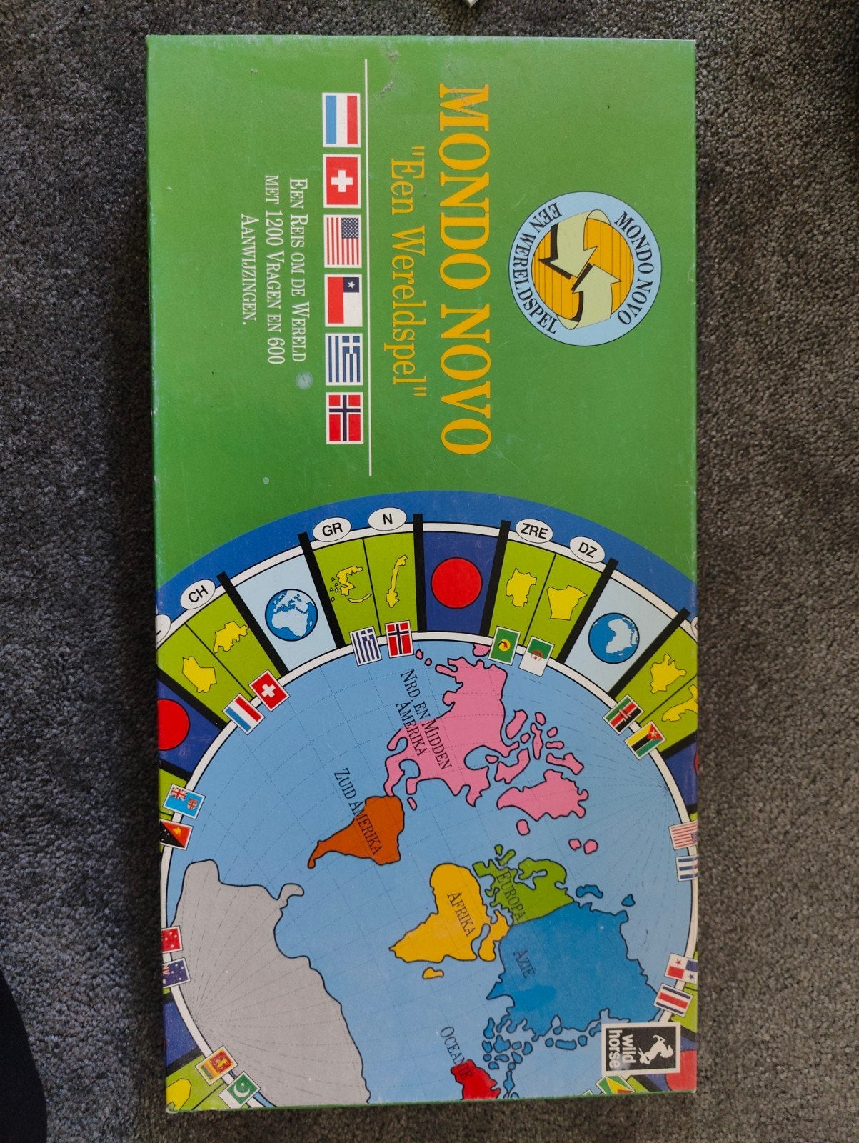 Mondo Novo 'Een Wereldspel' - Educatief Bordspel, Vijf spelers of meer, Ophalen, Gebruikt, Mondo Novo