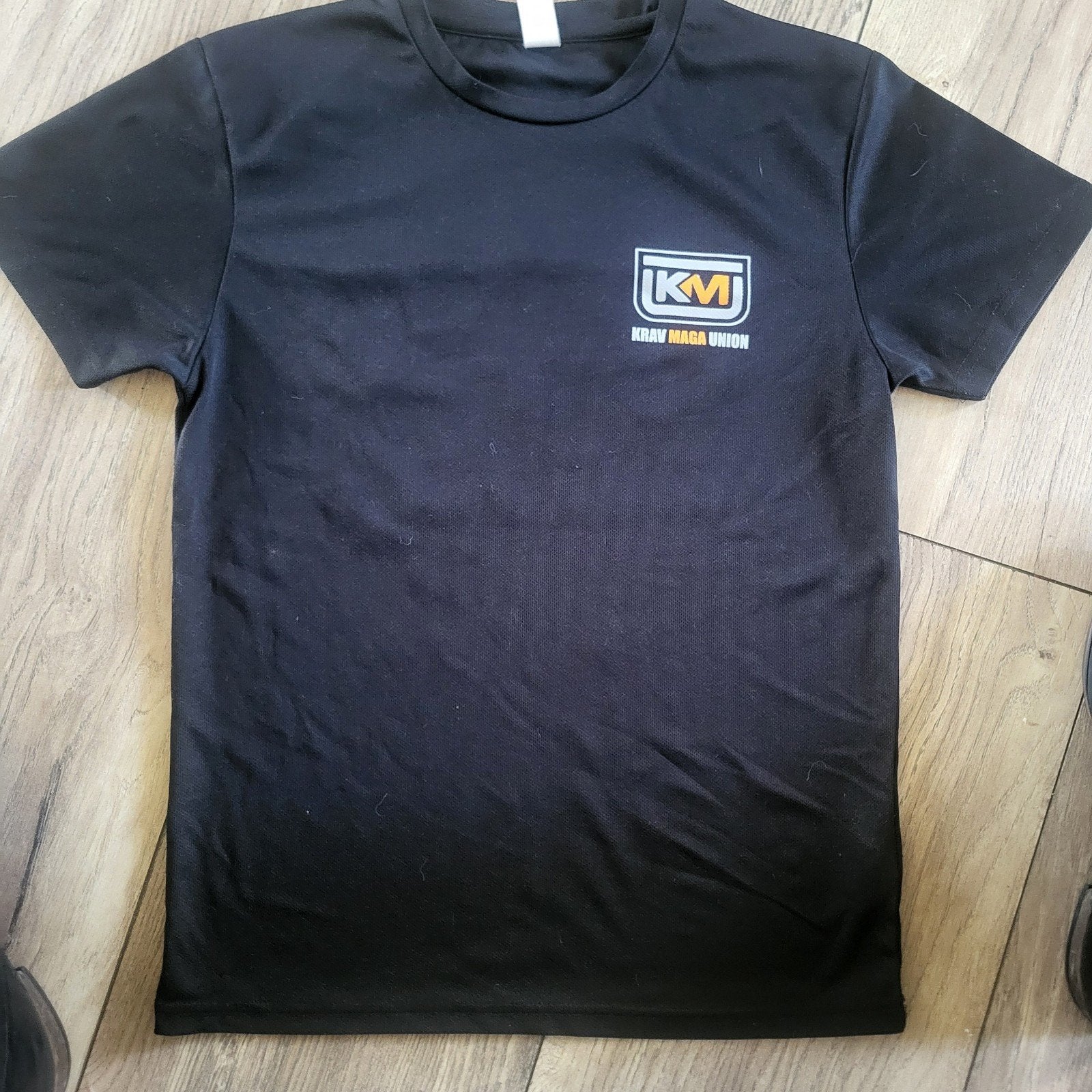 Krav Maga union shirt 12-13 jaar maat 152/164, Zwart, Vechtsport, Overige maten, Ophalen of Verzenden