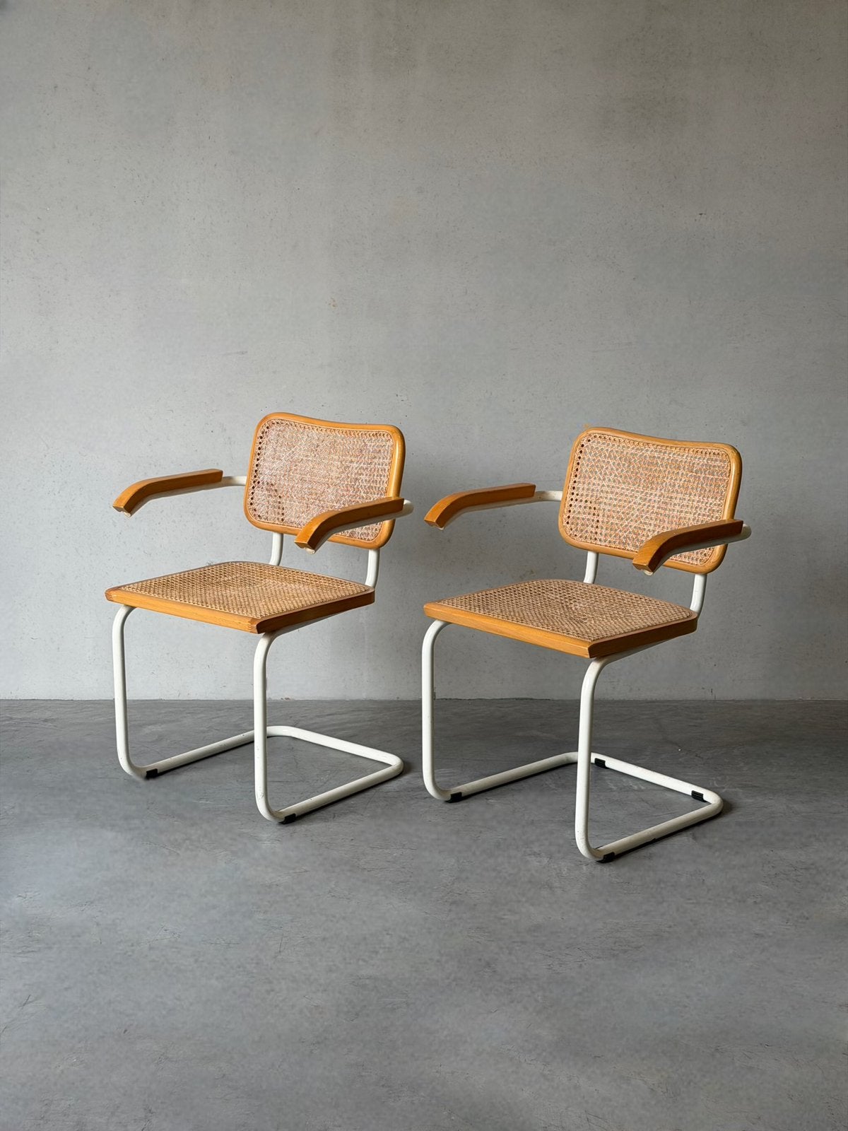 Set van 2 vintage cesca stoelen, Ophalen, Zo goed als nieuw, Twee