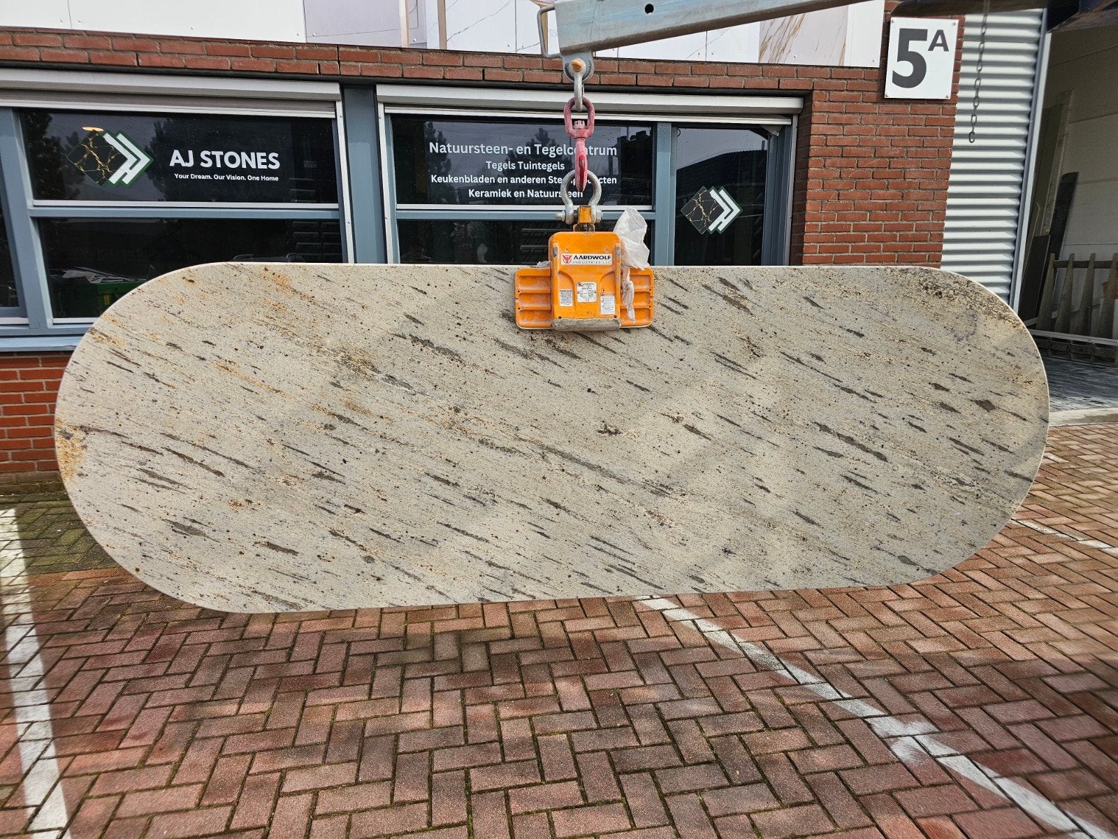 Luxe Natuursteen Marmer Eettafel Binnen & Buiten 290x90 cm, Huis en Inrichting, Tafels | Eettafels, Ophalen of Verzenden, Nieuw