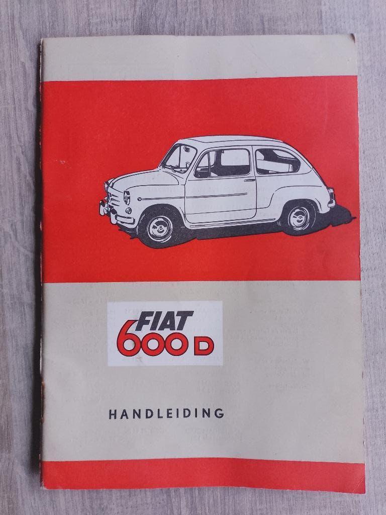 Handleiding / instructieboekje Fiat 600D   11-1965, Ophalen of Verzenden