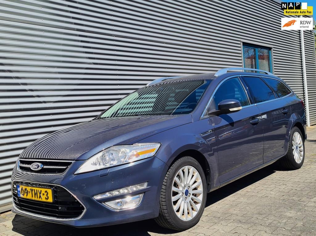 Ford Mondeo Wagon 1.6 EcoBoost Titanium 161Pk 02-2012 "Zilve, Auto's, Voorwielaandrijving, Stof, Gebruikt, Zwart