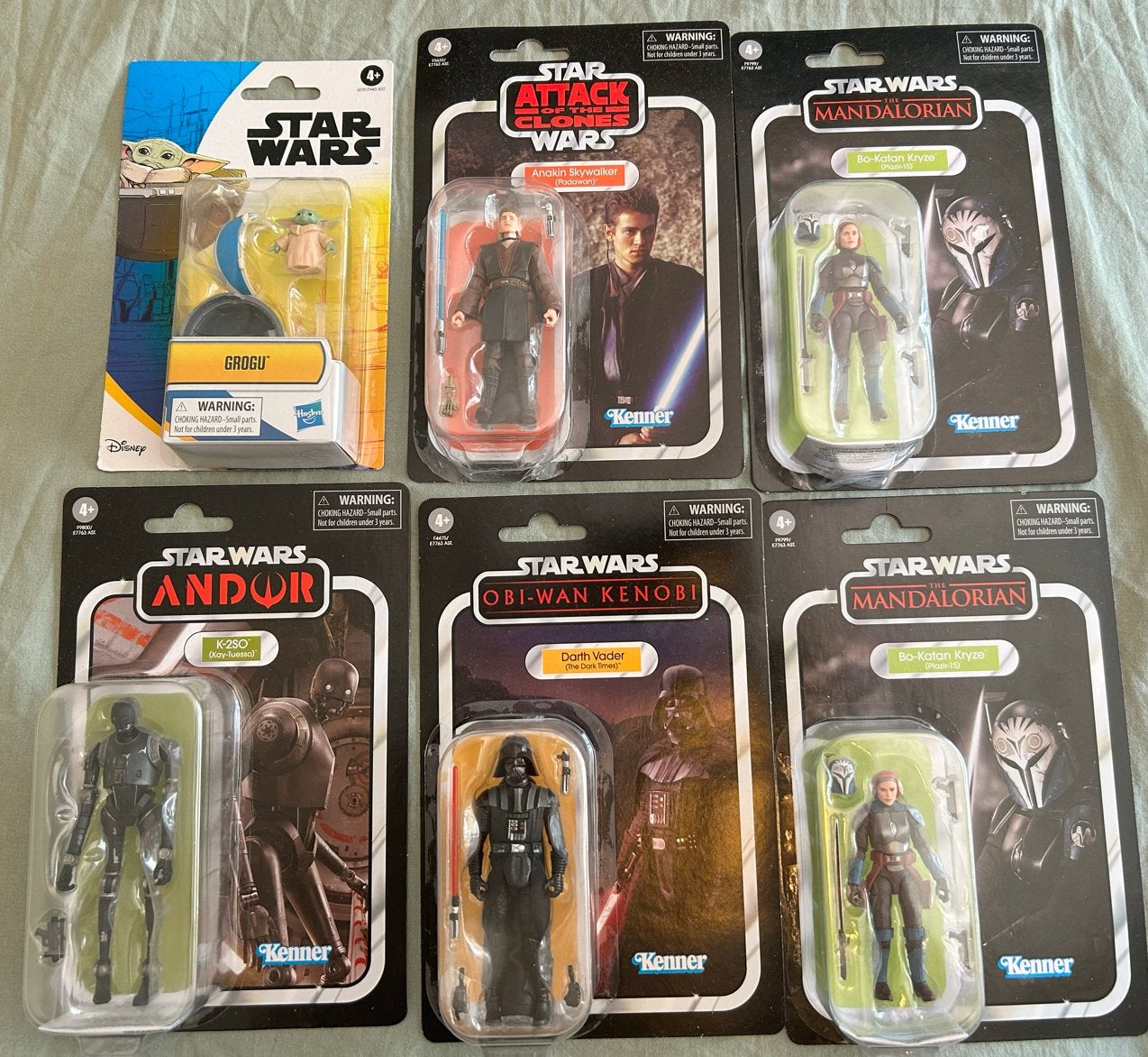 Star Wars Vintage Collection Darth Vader, Grogu, Anakin, Verzamelen, Star Wars, Ophalen of Verzenden, Zo goed als nieuw, Actiefiguurtje