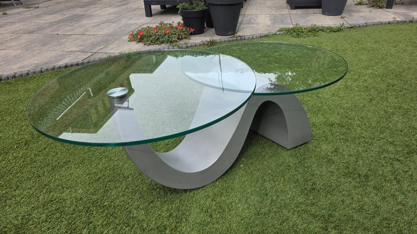 salontafel, Ophalen, 100 tot 150 cm, Rond, 50 tot 100 cm