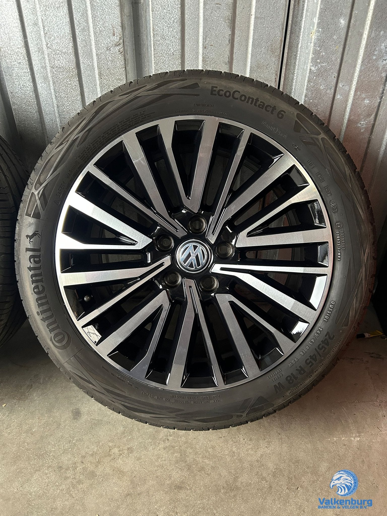 5-6mm! Originele VW Transporter Multivan T5 GP T6 T6.1 T7 Bu, Auto-onderdelen, 18 inch, -, -, Banden en Velgen